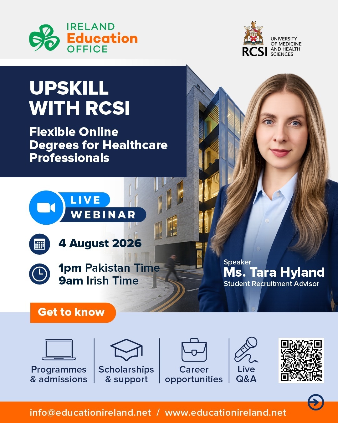 Webinar: RCSI Flexible Online Degrees for Healthcare Professionals