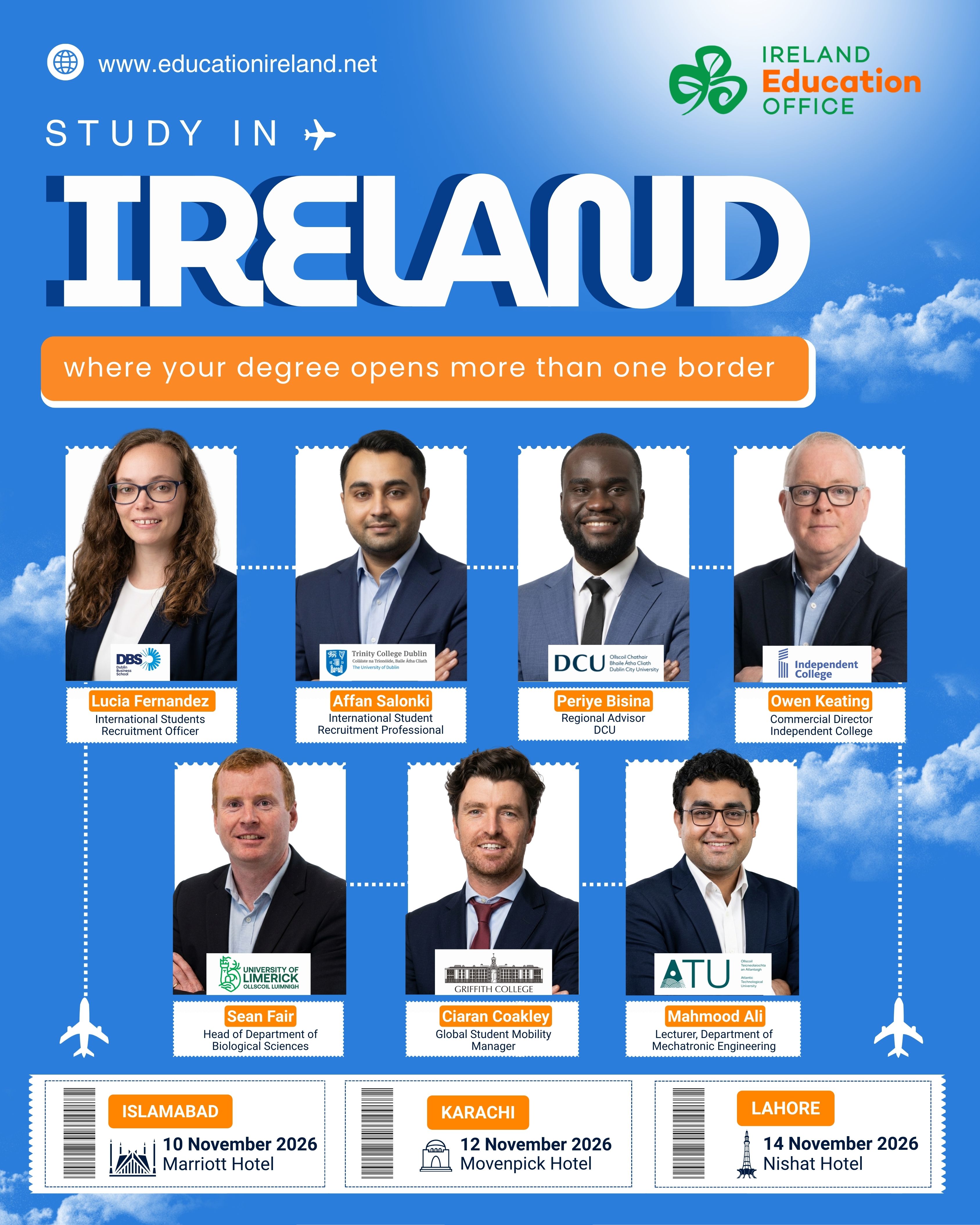 Meet the Irish Delegates – Pakistan | November 2026