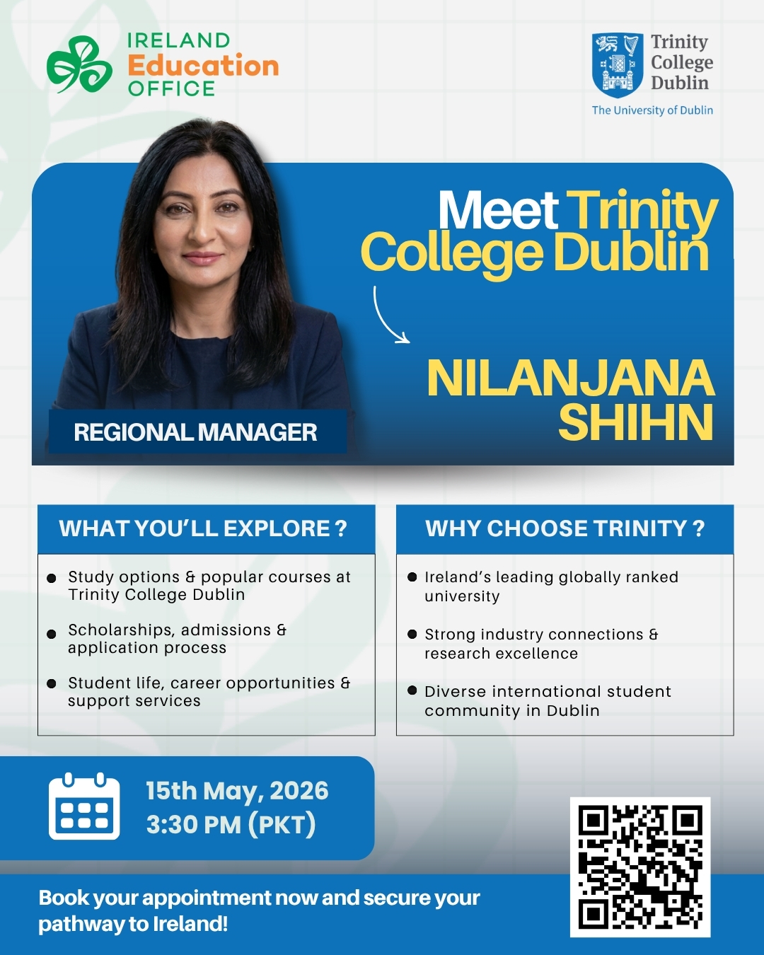 Meet Trinity College Dublin — Live E-Meet!