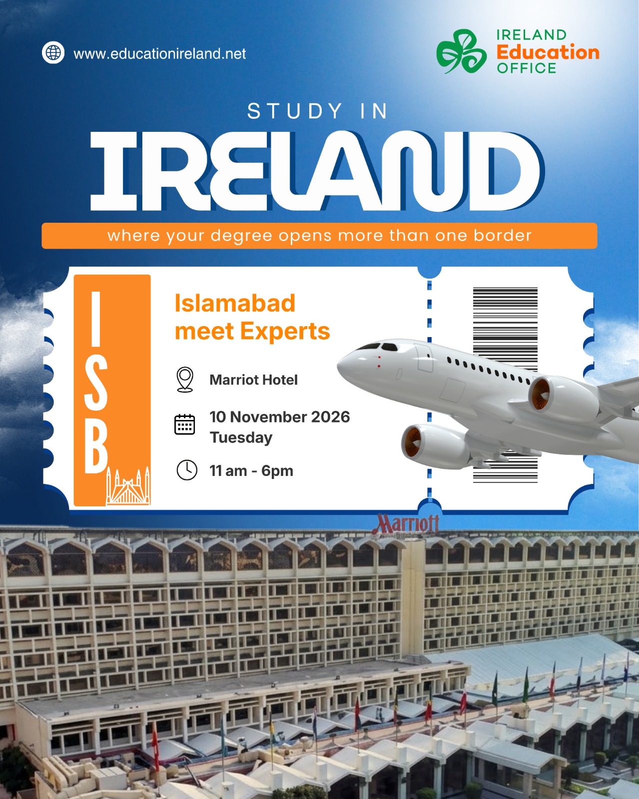 Study in Ireland – Meet Irish Higher Education Experts | Islamabad