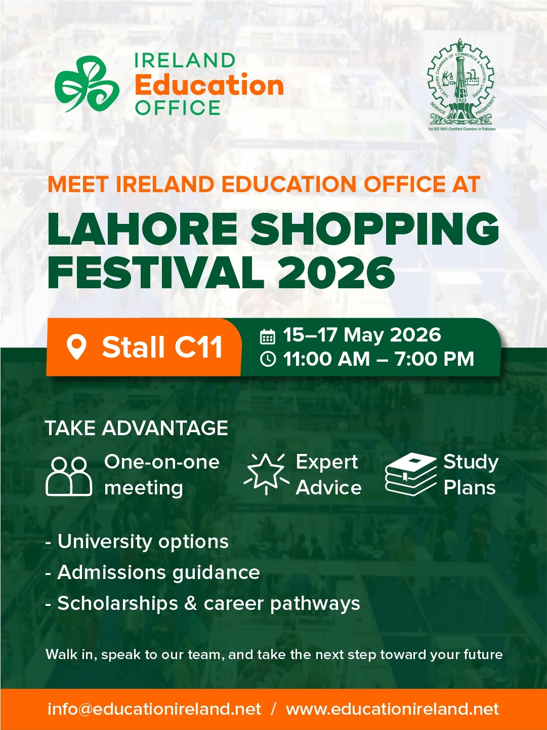 Ireland Education Office at Lahore Shopping Festival 2026